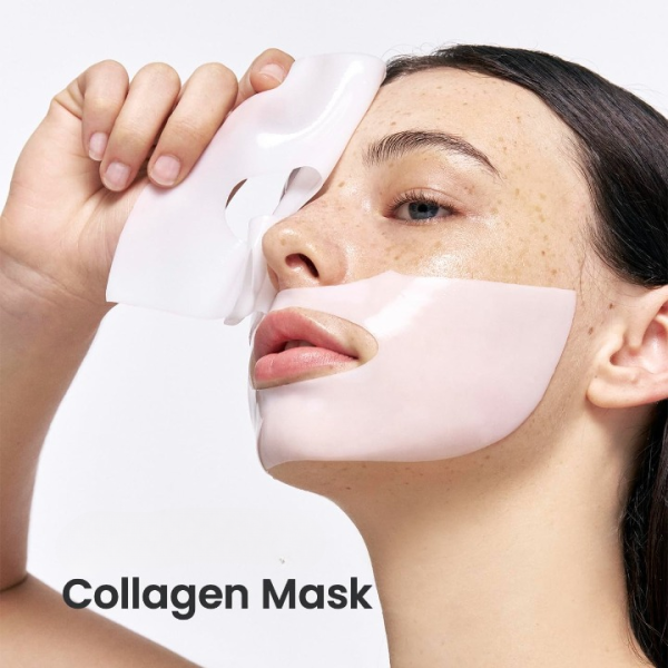 "1 Pc Bio-Collagen Deep Hydration Overnight Facial Mask – Rejuvenating Sheet for Glowing, Nourished Skin"