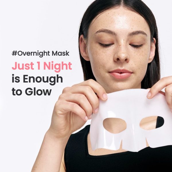 "1 Pc Bio-Collagen Deep Hydration Overnight Facial Mask – Rejuvenating Sheet for Glowing, Nourished Skin"