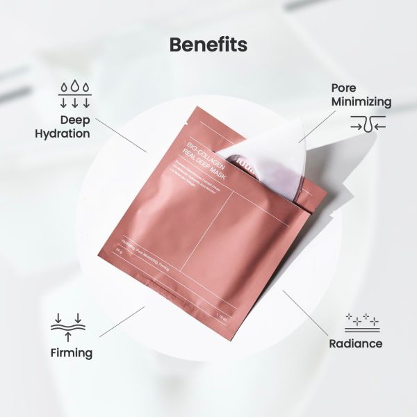 "1 Pc Bio-Collagen Deep Hydration Overnight Facial Mask – Rejuvenating Sheet for Glowing, Nourished Skin"