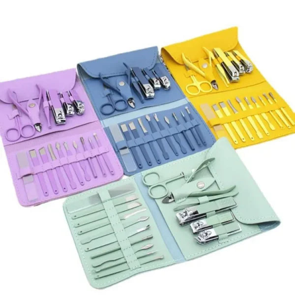 16 In 1 Nail Kit Manicure Cutters Set | Pedicure Nail Scissors Tool Set