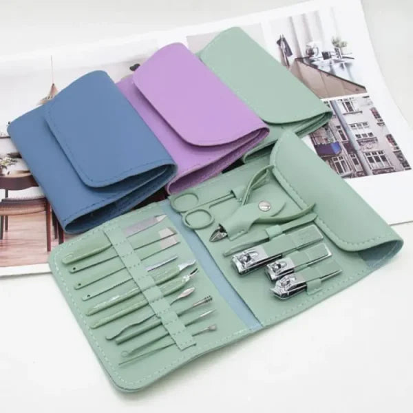 16 In 1 Nail Kit Manicure Cutters Set | Pedicure Nail Scissors Tool Set