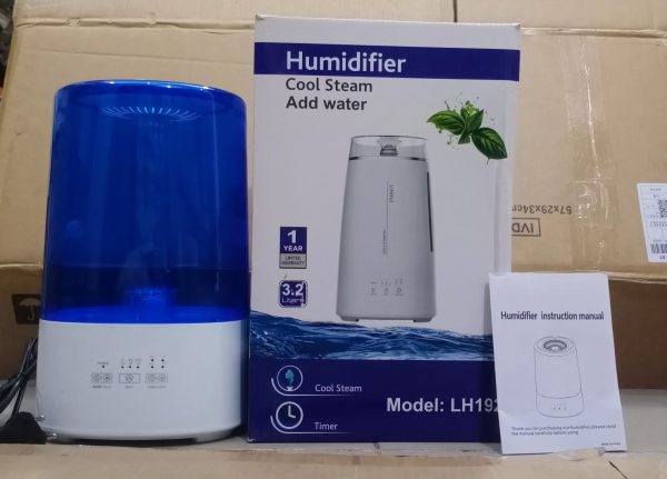 Humidifier – Hot & Cold Mist With 4l Water Tank | 12-hour Continuous Operation & Scent Addition Option