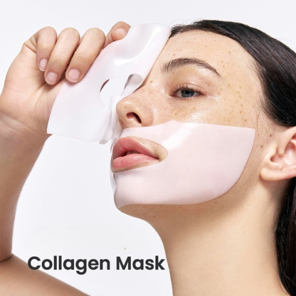 1 Pc Bio-collagen Real Deep Mask | Hydrating Over Night | Facial Sheet Mask