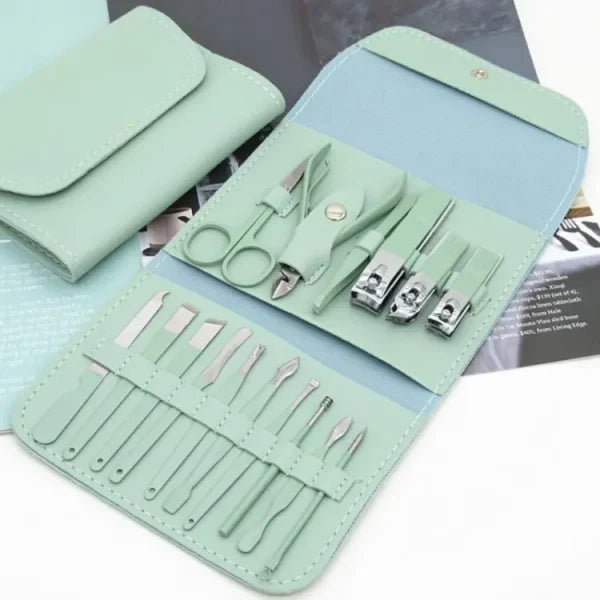 16 In 1 Nail Kit Manicure Cutters Set | Pedicure Nail Scissors Tool Set