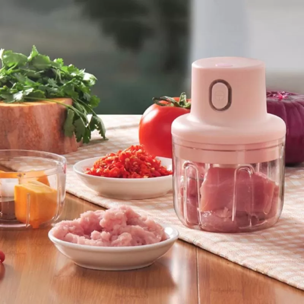 250 ml Single Bowl Usb Rechargeable Mini Grinder | Food Chopper
