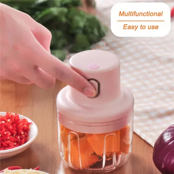 250 ml Single Bowl Usb Rechargeable Mini Grinder | Food Chopper