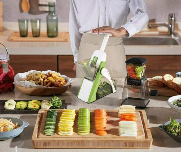 4 In 1 Vegetable Cutter | Adjustable Multi-function Vertical Vegetable Cutter