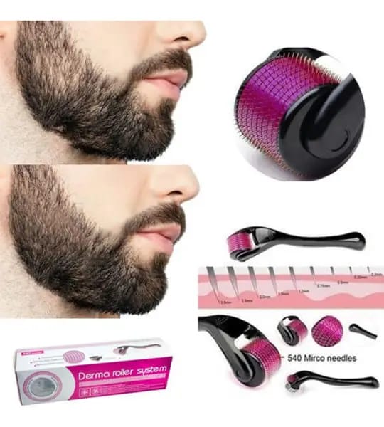 Derma Roller Facial & Hair Therapy Micro-needle 540 | Hair Regrowth