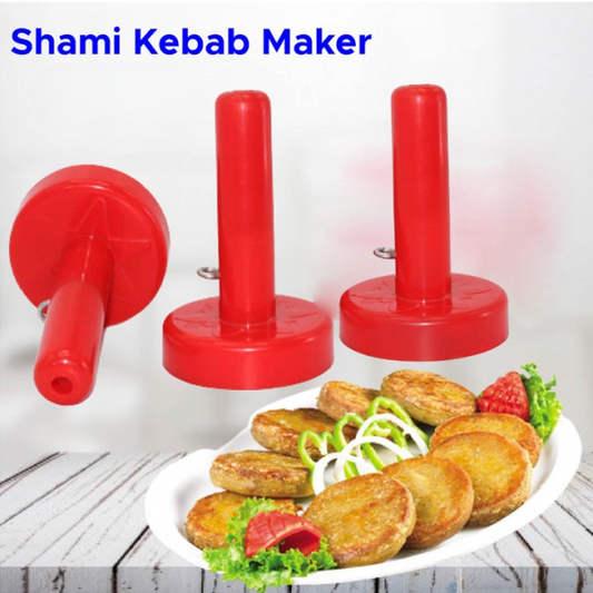 Kabab Maker Set Of 3 Pcs (heart, Star And Round)