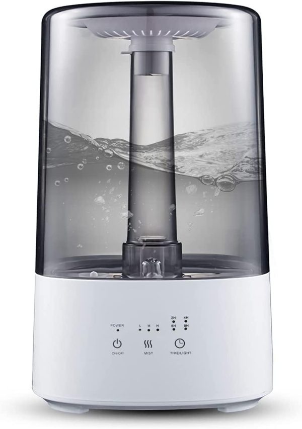 Humidifier – Hot & Cold Mist With 4l Water Tank | 12-hour Continuous Operation & Scent Addition Option