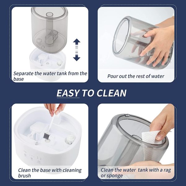 Humidifier – Hot & Cold Mist With 4l Water Tank | 12-hour Continuous Operation & Scent Addition Option