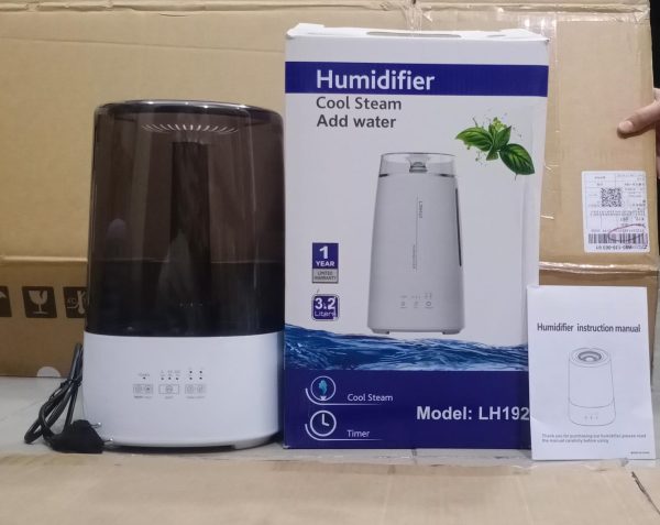 Humidifier – Hot & Cold Mist With 4l Water Tank | 12-hour Continuous Operation & Scent Addition Option