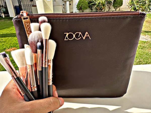 Pack Of 15 Zoeva Makeup Brushes With Pouch | Complete Makeup Brush Set Including 15 Face And Eye Make Up Brushes