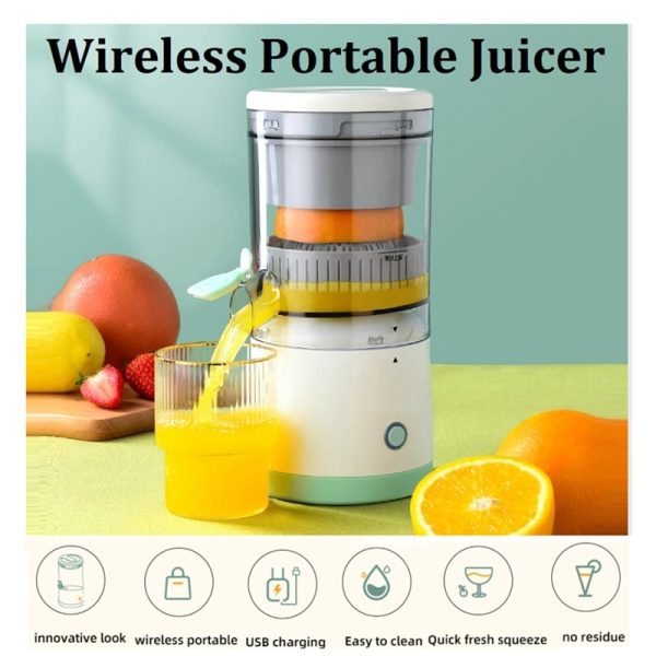 Portable Electric Hands-free Rechargeable Juicer Machine |  Juicer And Squeezer