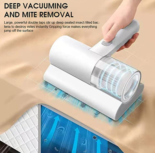 Portable Electric Mite Removal Vacuum Cleaner | Handheld with Powerful Suction | Deep Cleaning Machine for Couches and Beds