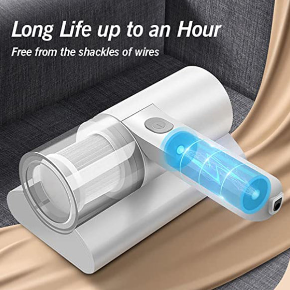 Portable Electric Mite Removal Vacuum Cleaner | Handheld with Powerful Suction | Deep Cleaning Machine for Couches and Beds